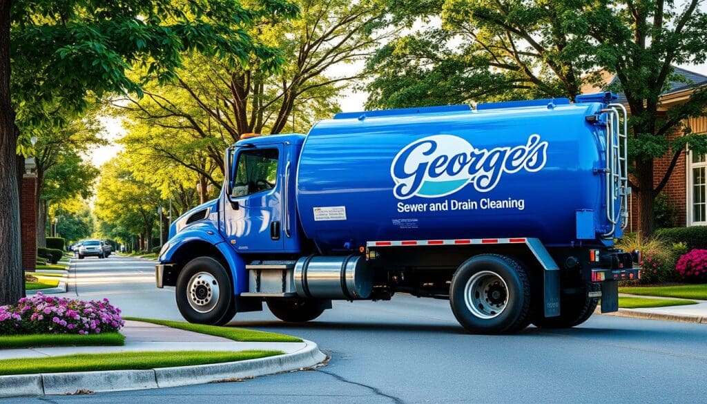 Featured Image for George's Sewer and Drain Cleaning Septic Pump Truck
